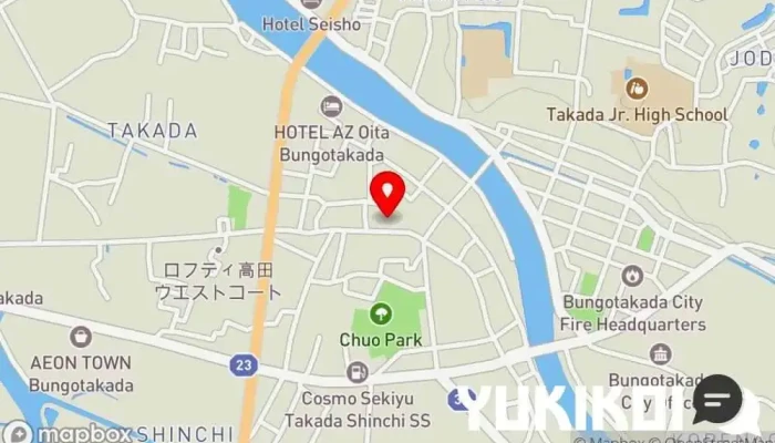の地図 自然薯ご飯屋 咲くら 和食店 で 豊後高田市