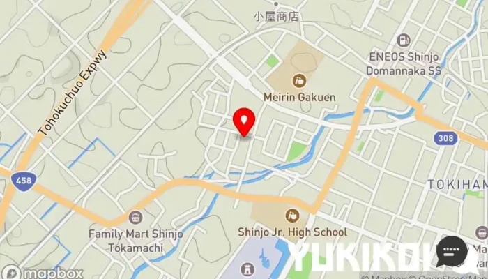 の地図 花かじか ラーメン屋, 麺類専門店 で 新庄市