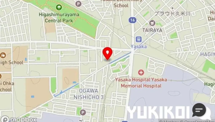 の地図 草門去来荘 東村山店 和食店, うなぎ料理店 で 東村山市