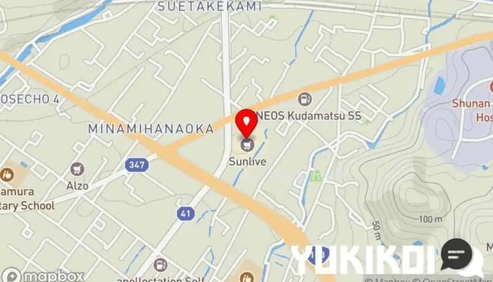 の地図 菓匠茶屋 下松店 和菓子屋, スイーツ店, アイスクリーム店, 茶葉販売店 で 下松市