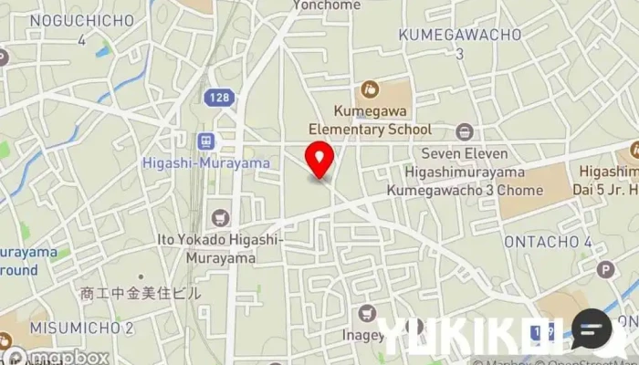 の地図 葉月 和食店 で 東村山市