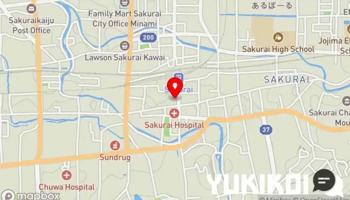 の地図 蔵の宿 櫻林亭 ホテル, 旅館 で 桜井市