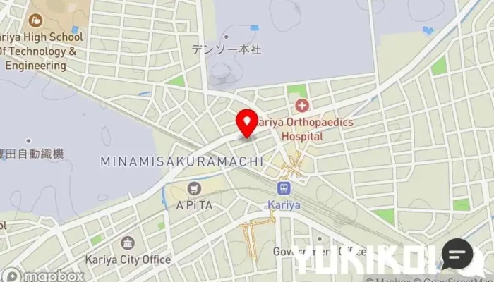 の地図 虎魚 (おこぜ) 刈谷店 居酒屋 で 刈谷市