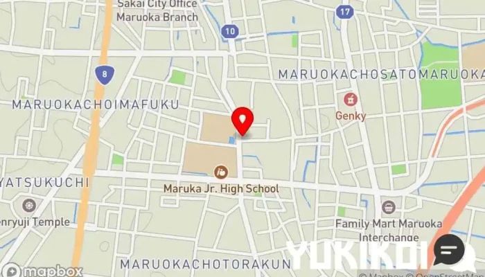 の地図 西瓜屋🍉食堂 レストラン, 衣料品店 で 坂井市