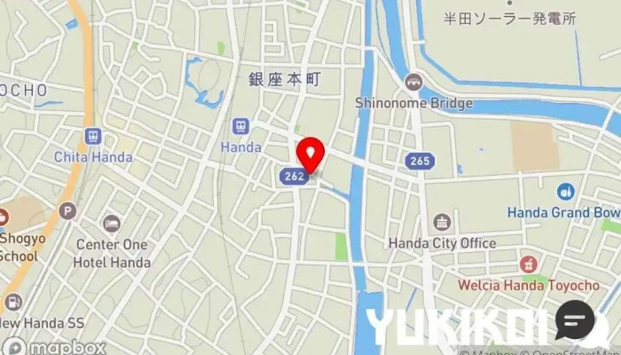 の地図 豊場屋本店 寿司店, 和食店 で 半田市