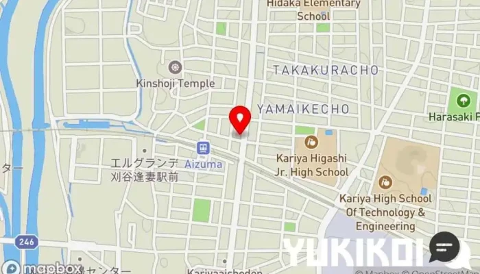 の地図 豚旨うま屋ラーメン 刈谷店 ラーメン屋 で 刈谷市
