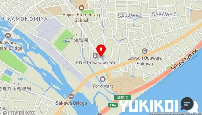 の地図 貸切BBQレストラン TerraceODAWARA テラス小田原 居酒屋 で 小田原市