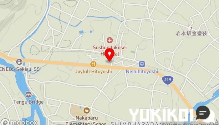 の地図 辛麺屋ひとよし ラーメン屋 で 人吉市