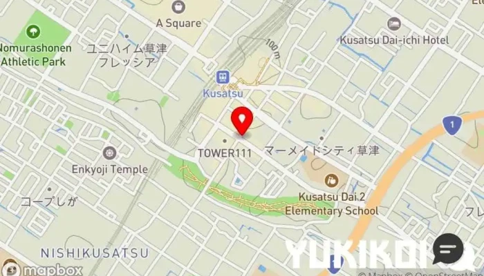 の地図 近江焼肉ホルモン すだく 草津駅前店 焼肉店 で 草津市