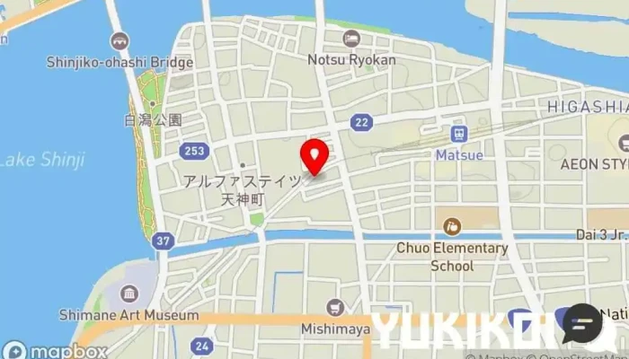の地図 酒場 16番 居酒屋 で 松江市