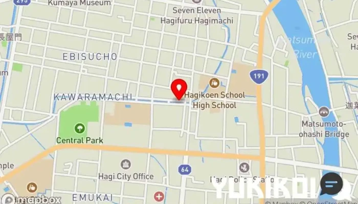 の地図 酒場 肴 居酒屋 で 萩市