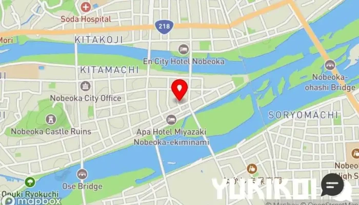 の地図 酒菜Kai 居酒屋 で 延岡市