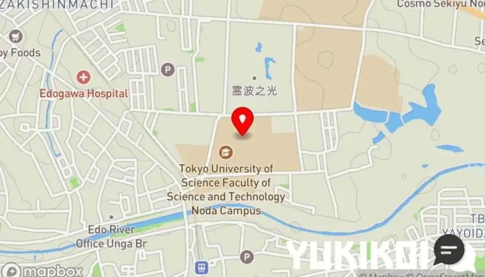 の地図 野田キャンパス ストリートグルメ ファースト フード店 で 野田市