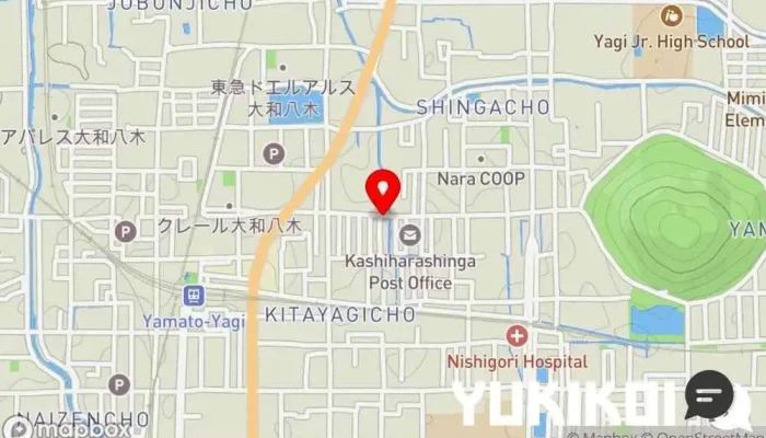 の地図 野菜と魚を楽しむ店 華－hana 和食店, レストラン で 橿原市