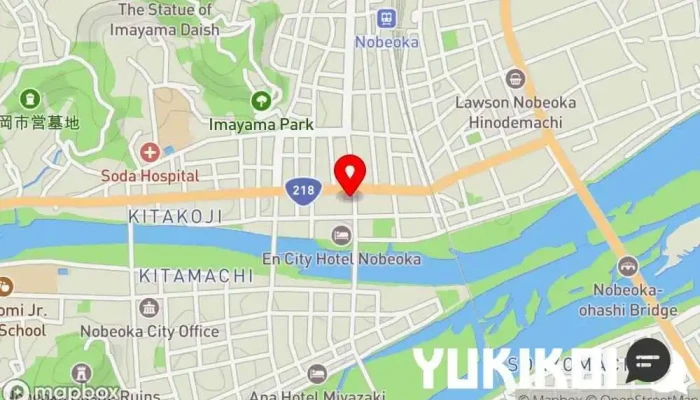 の地図 金八寿司 寿司店, 和食店, シーフード・海鮮料理店 で 延岡市
