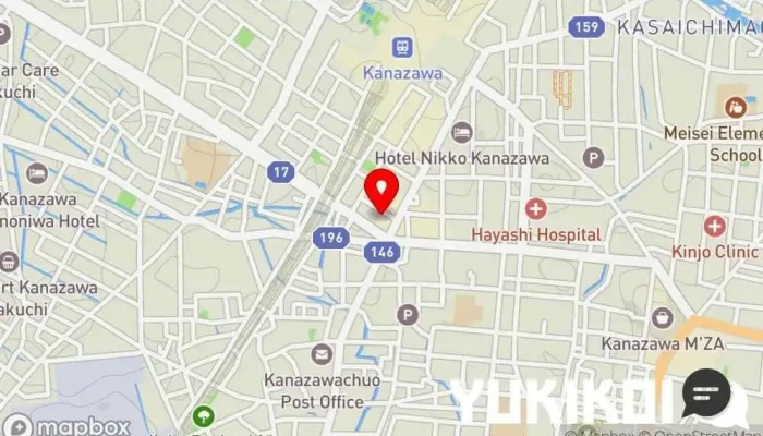 の地図 金沢味食亭 よし久 和食店 で 金沢市