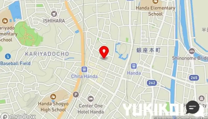 の地図 鉄板焼 宇佐見 鉄板焼き店, フレンチステーキハウス, 肉料理店, ステーキハウス で 半田市