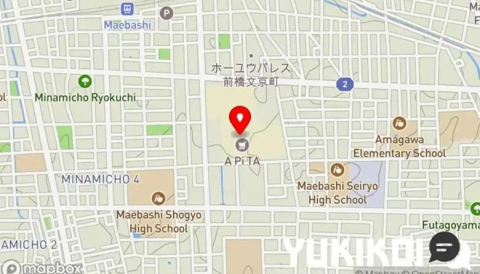 の地図 鎌倉パスタ けやきウォーク前橋店 イタリア料理店, ヨーロッパ料理店, 日本式洋食レストラン, 洋食レストラン で 前橋市