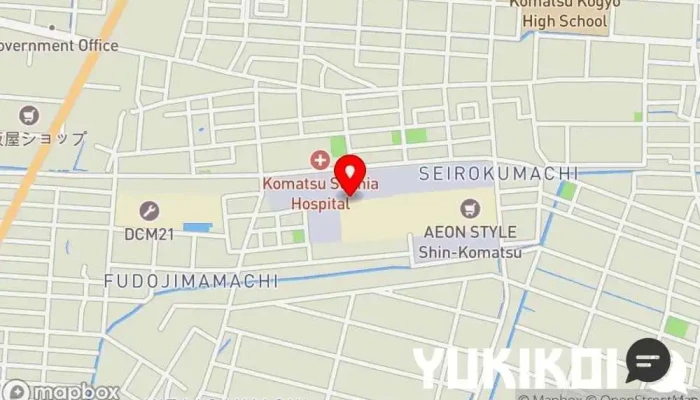 の地図 鎌倉パスタ イオンモール新小松店 イタリア料理店 で 小松市