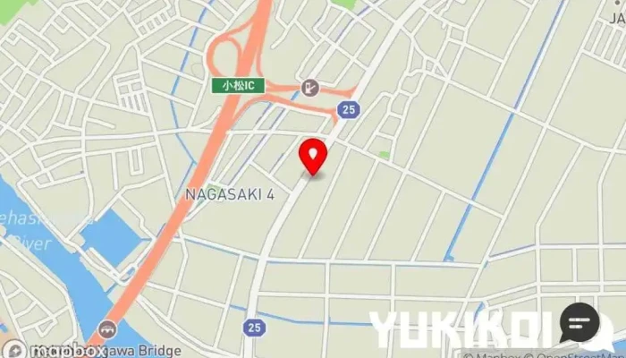 の地図 陣笠 レストラン で 小松市