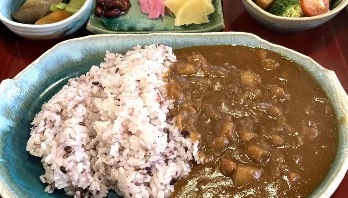 陶知庵 碧いうつわと田舎料理 -  カレー - 益子町