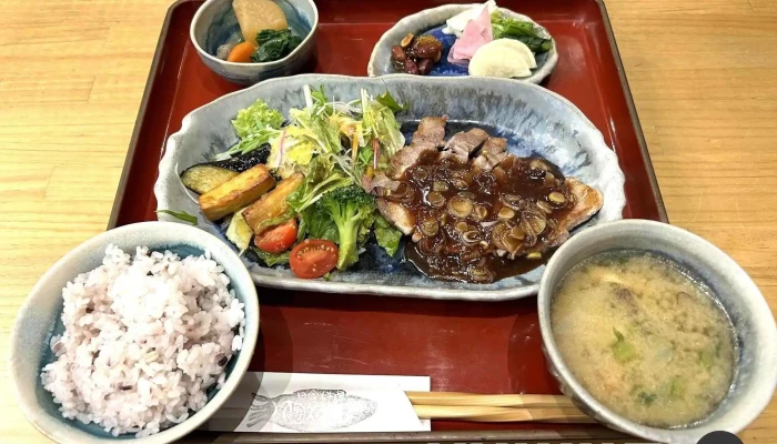 陶知庵 碧いうつわと田舎料理 -  スープ - 益子町