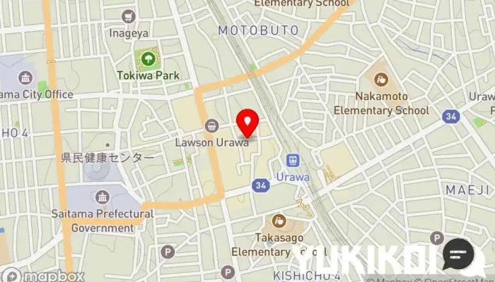 の地図 隠れ家個室居酒屋 音音～nene～ 浦和駅前店 居酒屋, 和食店, もつ鍋料理店 で さいたま市