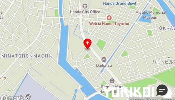の地図 隠れ家和食 ちゃり蔵 居酒屋, 創作料理店, 和食店, もつ鍋料理店, シーフード・海鮮料理店, 寿司店 で 半田市