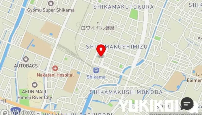 の地図 韓国居酒屋 来未 韓国料理店 で 姫路市