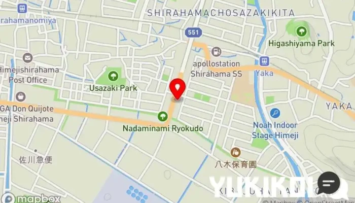 の地図 韓国料理 明洞 韓国料理店 で 姫路市