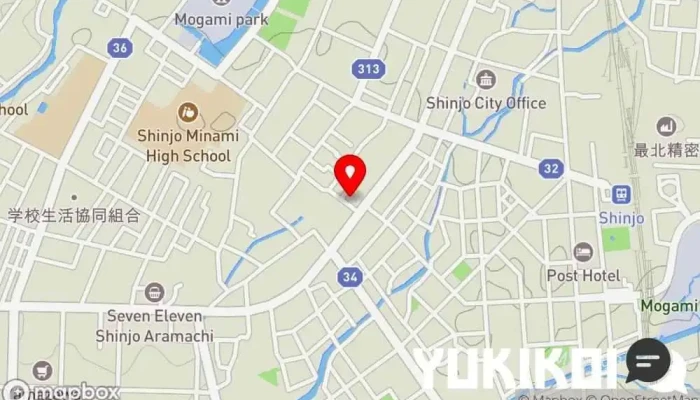 の地図 音蔵-ne.gura 和食店 で 新庄市