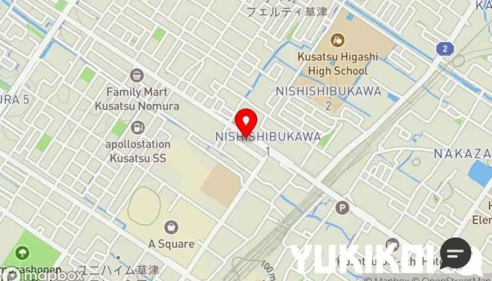 の地図 風人 レストラン, サラダ ショップ で 草津市