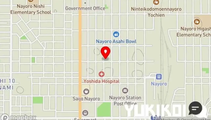 の地図 風土ダイニング 灯桜 居酒屋 で 名寄市