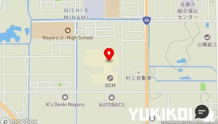 の地図 風連正麺 イオン名寄店 ラーメン屋 で 名寄市
