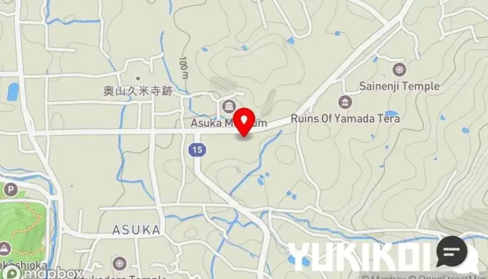 の地図 飛鳥彩瑠璃の丘 天極堂テラス カフェ・喫茶, 郷土料理店, 和菓子屋 で 桜井市