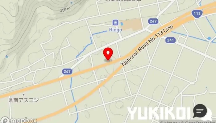 の地図 食事処 八千代 定食屋 で 南陽市