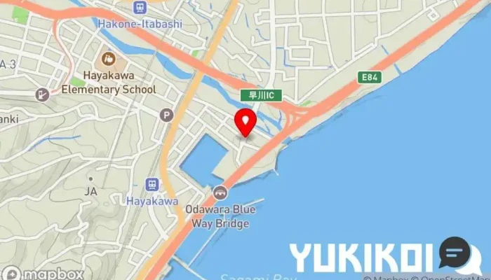の地図 食堂 大原 シーフード・海鮮料理店, 和食店 で 小田原市