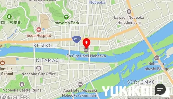 の地図 食彩健美 一木一草 レストラン で 延岡市
