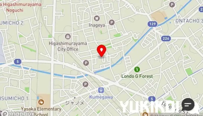 の地図 食彩酒房たきび＆たきび庵 会席・懐石料理店, 居酒屋, 和食店, 肉料理店, 陶器専門店, 寿司店 で 東村山市