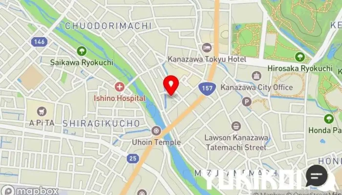 の地図 食楽 かぶ菜 居酒屋 で 金沢市