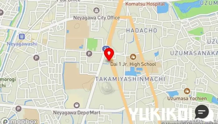 の地図 餃子の王将 寝屋川店 中華料理店, テイクアウト可能な中華料理店 で 寝屋川市