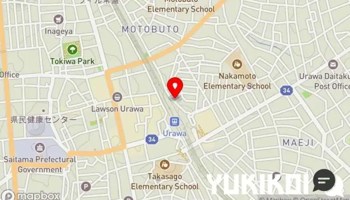 の地図 餃子ダイニングTSUDOI 居酒屋 で さいたま市