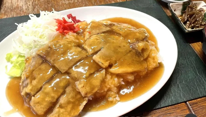 高島屋食堂 -  豚カツ - 三笠市