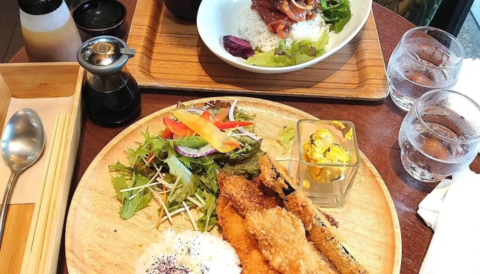 魚太郎 蔵のまちカフェ -  チキンカツ - 半田市