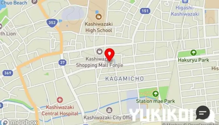 の地図 魚河岸 寿司店 で 柏崎市