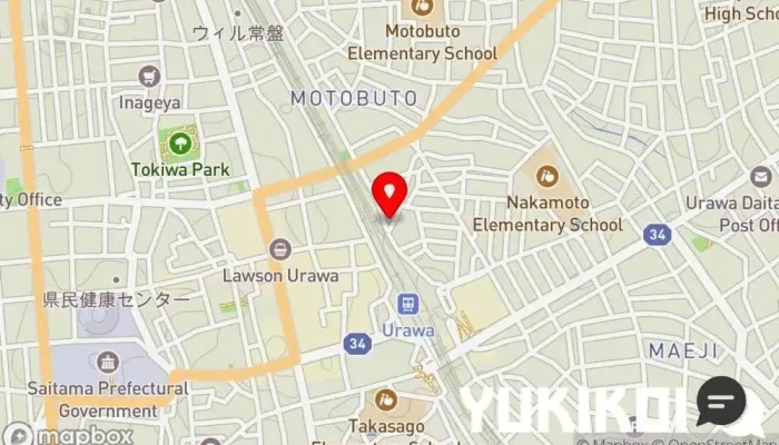 の地図 鮨 乃すけ 寿司店, 和食店, 軽食店 で さいたま市
