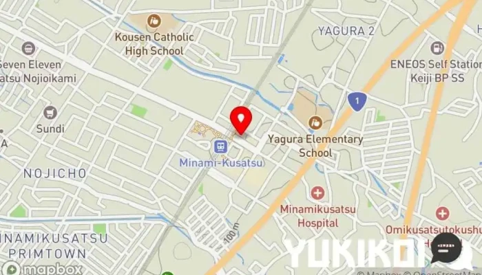 の地図 鮮魚と炉端焼き 魚丸 南草津店 居酒屋 で 草津市