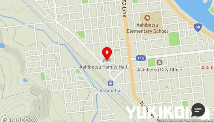 の地図 鳥よし 焼き鳥店 で 芦別市