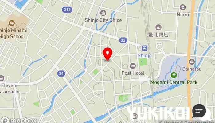の地図 鳥舟 焼き鳥店 で 新庄市