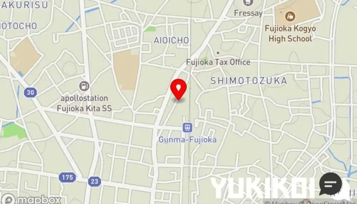 の地図 麦挽屋今助 麺類専門店, うどん屋 で 藤岡市